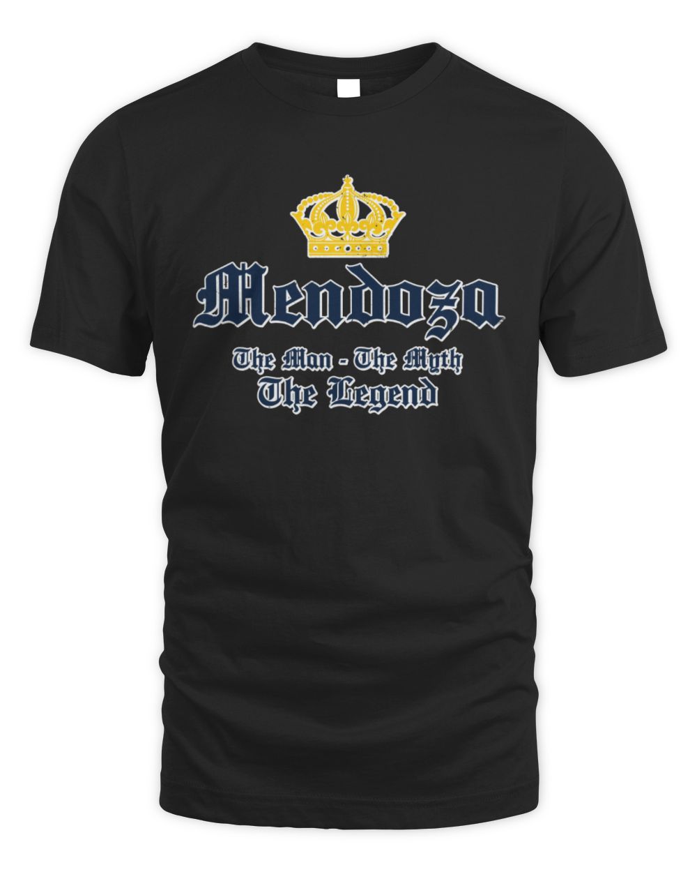 The Man The Myth The Legend Corona Beer T-Shirt MENDOZA M1-S83 / Unisex Standard T-Shirt / black