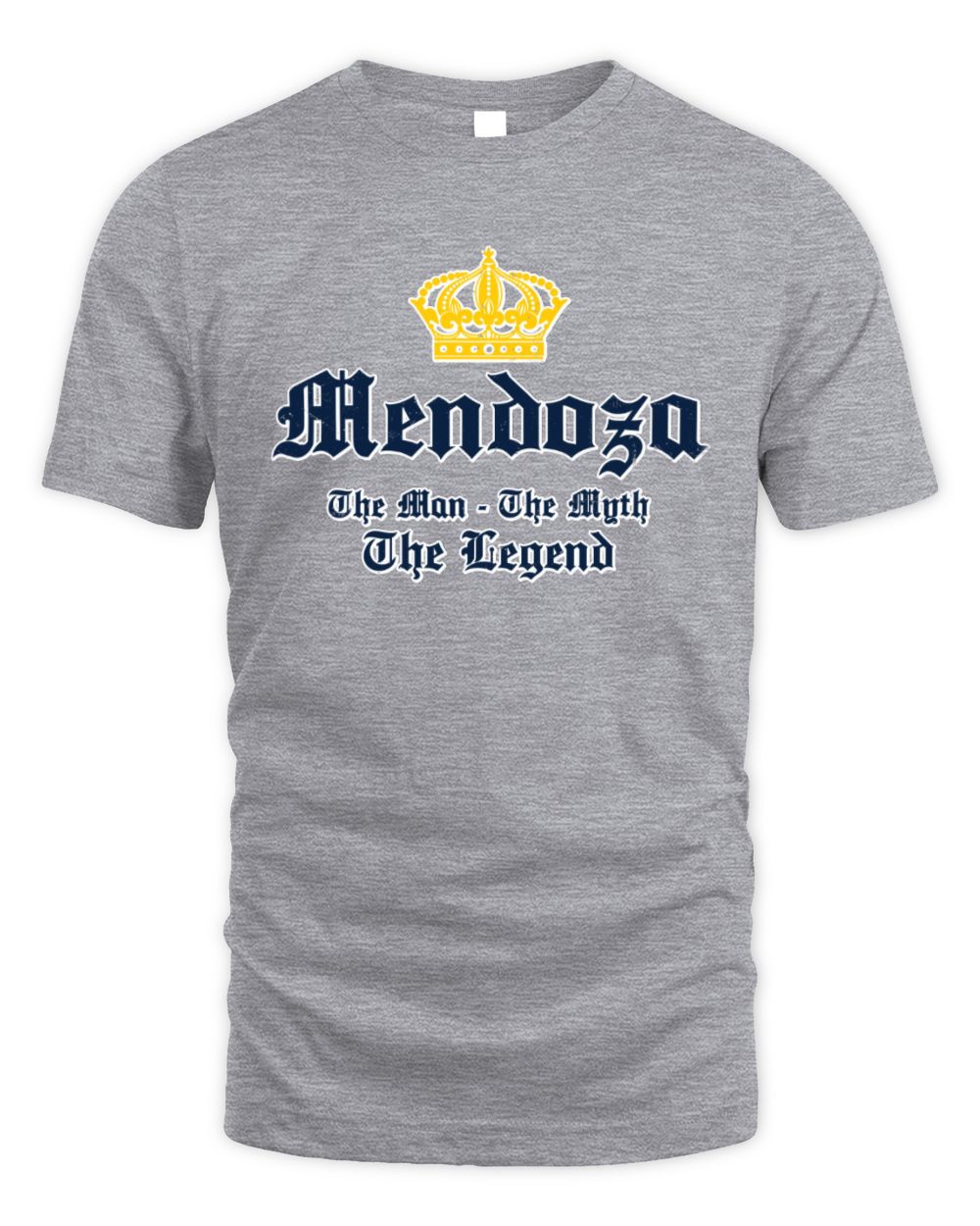 The Man The Myth The Legend Corona Beer T-Shirt MENDOZA M1-S83 / Unisex Standard T-Shirt / sport grey