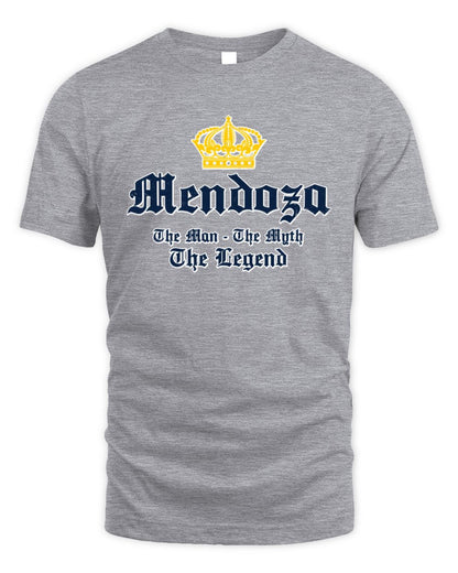 The Man The Myth The Legend Corona Beer T-Shirt MENDOZA M1-S83 / Unisex Standard T-Shirt / sport grey