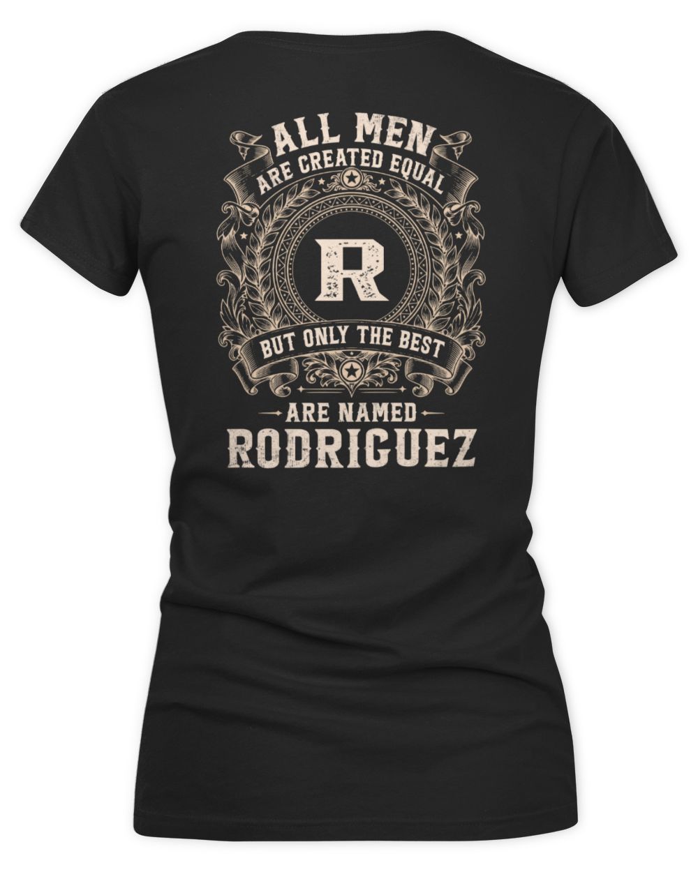 All Men Are Created Equal Cool Logo Shirt RODRIGUEZ M1-60 / Women's V-Neck T-Shirt / black
