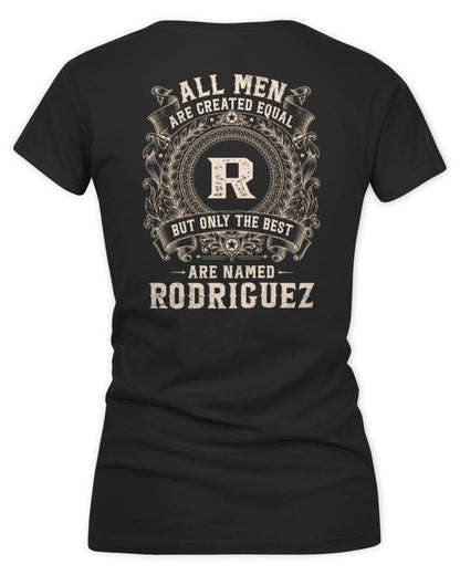 All Men Are Created Equal Cool Logo Shirt RODRIGUEZ M1-60 / Women's V-Neck T-Shirt / black