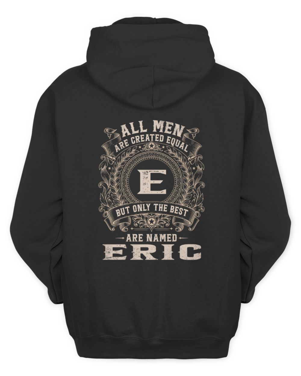 All Men Are Created Equal Cool Logo Shirt ERIC M1-60 / Unisex Hoodie / black