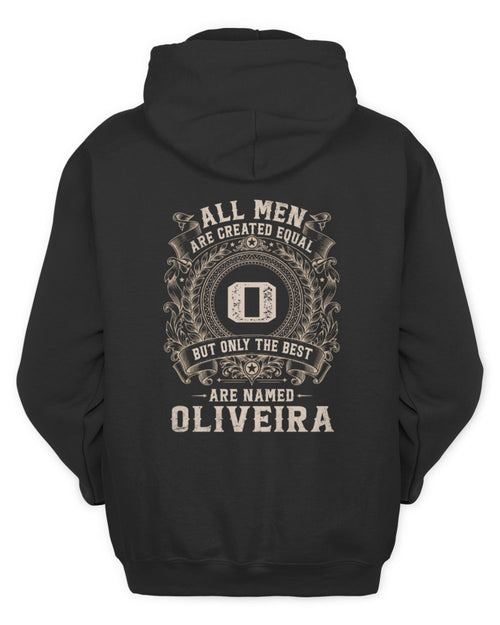 All Men Are Created Equal Cool Logo Shirt OLIVEIRA M1-60 / Unisex Hoodie / black