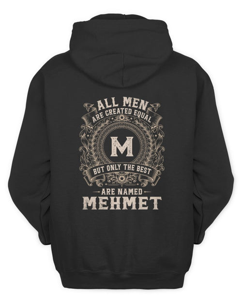 All Men Are Created Equal Cool Logo Shirt MEHMET M1-60 / Unisex Hoodie / black