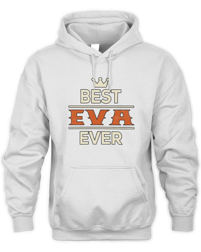 Best Your Name With Crown Shirt EVA M1-59 / Unisex Hoodie / white