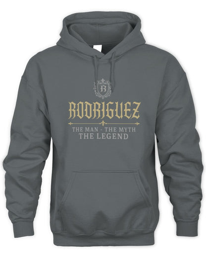The Man The Myth The Legend Western Shirt RODRIGUEZ M1-78 / Unisex Hoodie / charcoal