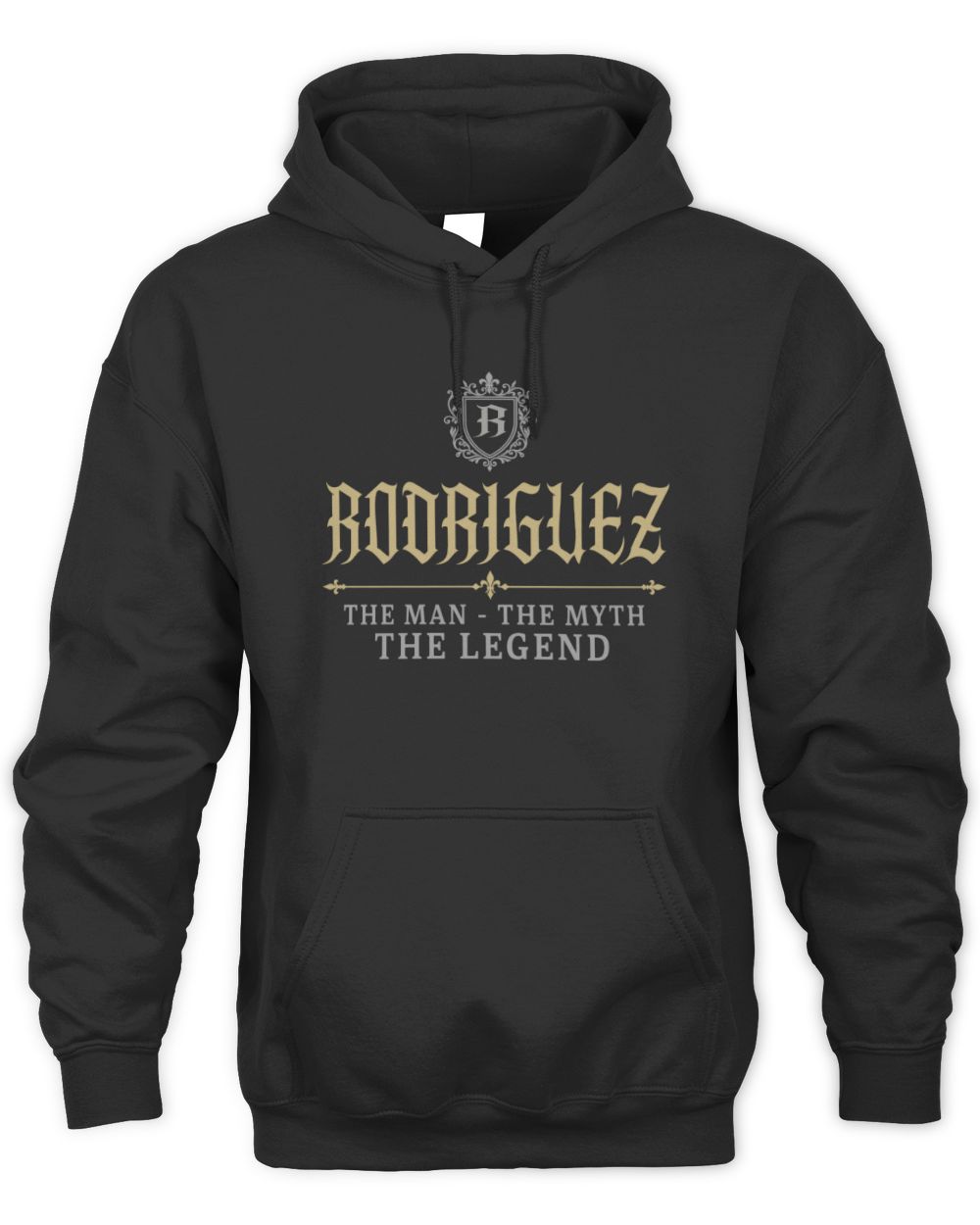 The Man The Myth The Legend Western Shirt RODRIGUEZ M1-78 / Unisex Hoodie / black