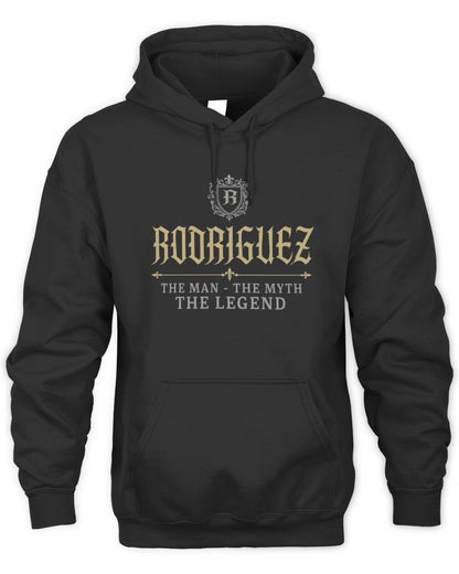The Man The Myth The Legend Western Shirt RODRIGUEZ M1-78 / Unisex Hoodie / black