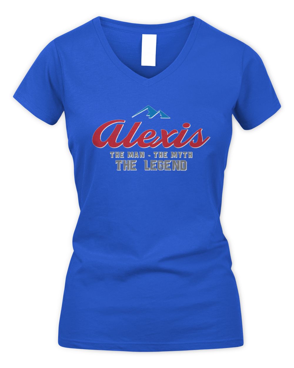 The Man The Myth The Legend Coors Light Beer T-Shirt ALEXIS M1-S84 / Women's V-Neck T-Shirt / royal