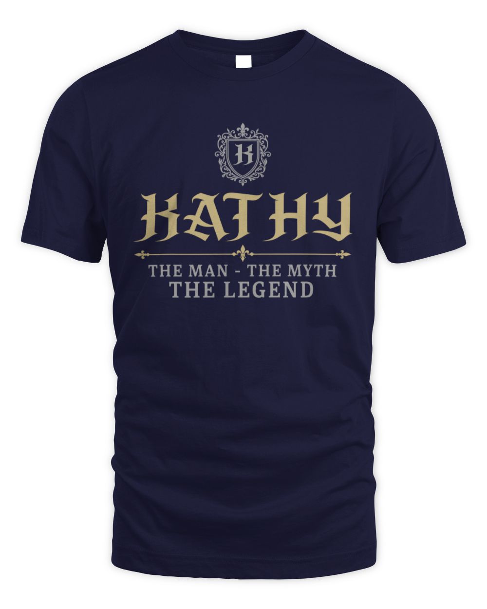 The Man The Myth The Legend Western Shirt KATHY M1-78 / Unisex Standard T-Shirt / navy