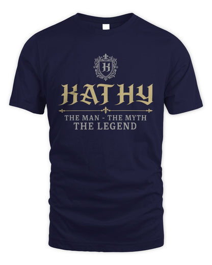 The Man The Myth The Legend Western Shirt KATHY M1-78 / Unisex Standard T-Shirt / navy