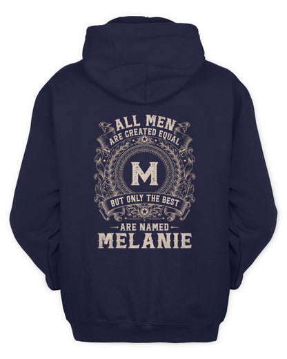 All Men Are Created Equal Cool Logo Shirt MELANIE M1-60 / Unisex Hoodie / navy
