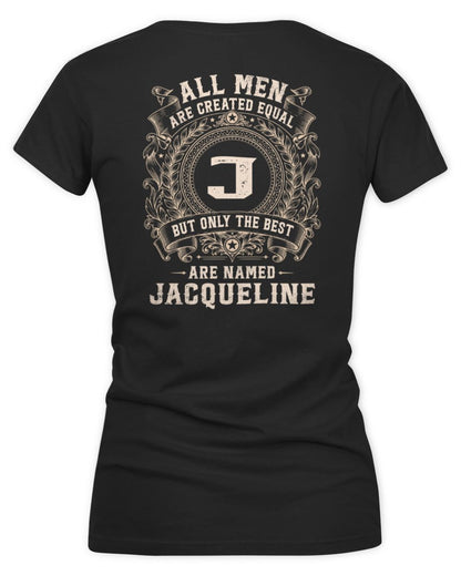 All Men Are Created Equal Cool Logo Shirt JACQUELINE M1-60 / Women's V-Neck T-Shirt / black