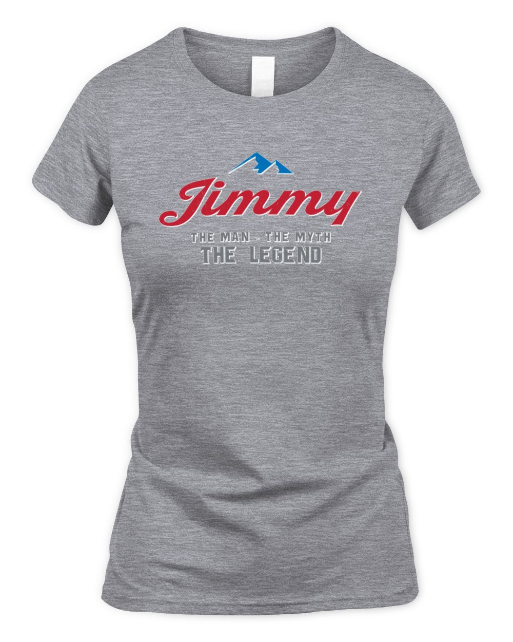 The Man The Myth The Legend Coors Light Beer T-Shirt JIMMY M1-S84 / Women's Standard T-Shirt / sport grey