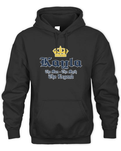 The Man The Myth The Legend Corona Beer T-Shirt KAYLA M1-S83 / Unisex Hoodie / black