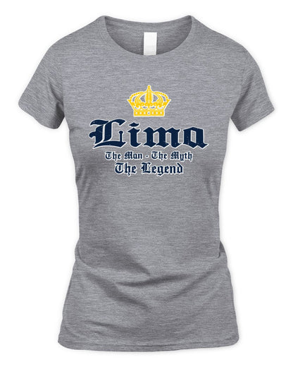 The Man The Myth The Legend Corona Beer T-Shirt LIMA M1-S83 / Women's Standard T-Shirt / sport grey