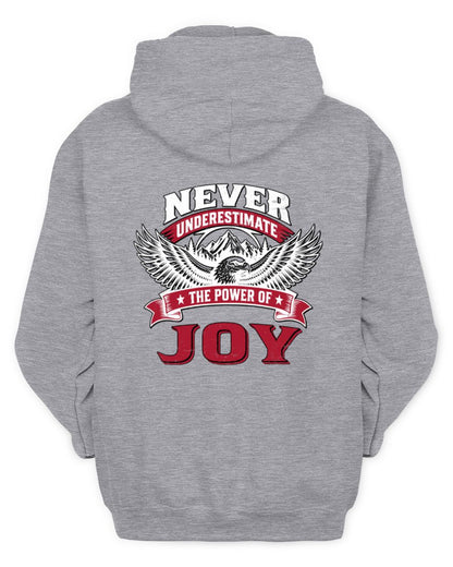 Never Underestimate Your Name Eagle Mountain Shirt JOY M1-61 / Unisex Hoodie / sport grey