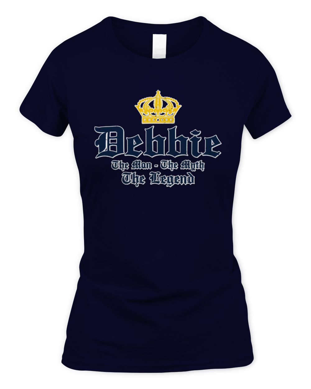 The Man The Myth The Legend Corona Beer T-Shirt DEBBIE M1-S83 / Women's Standard T-Shirt / navy