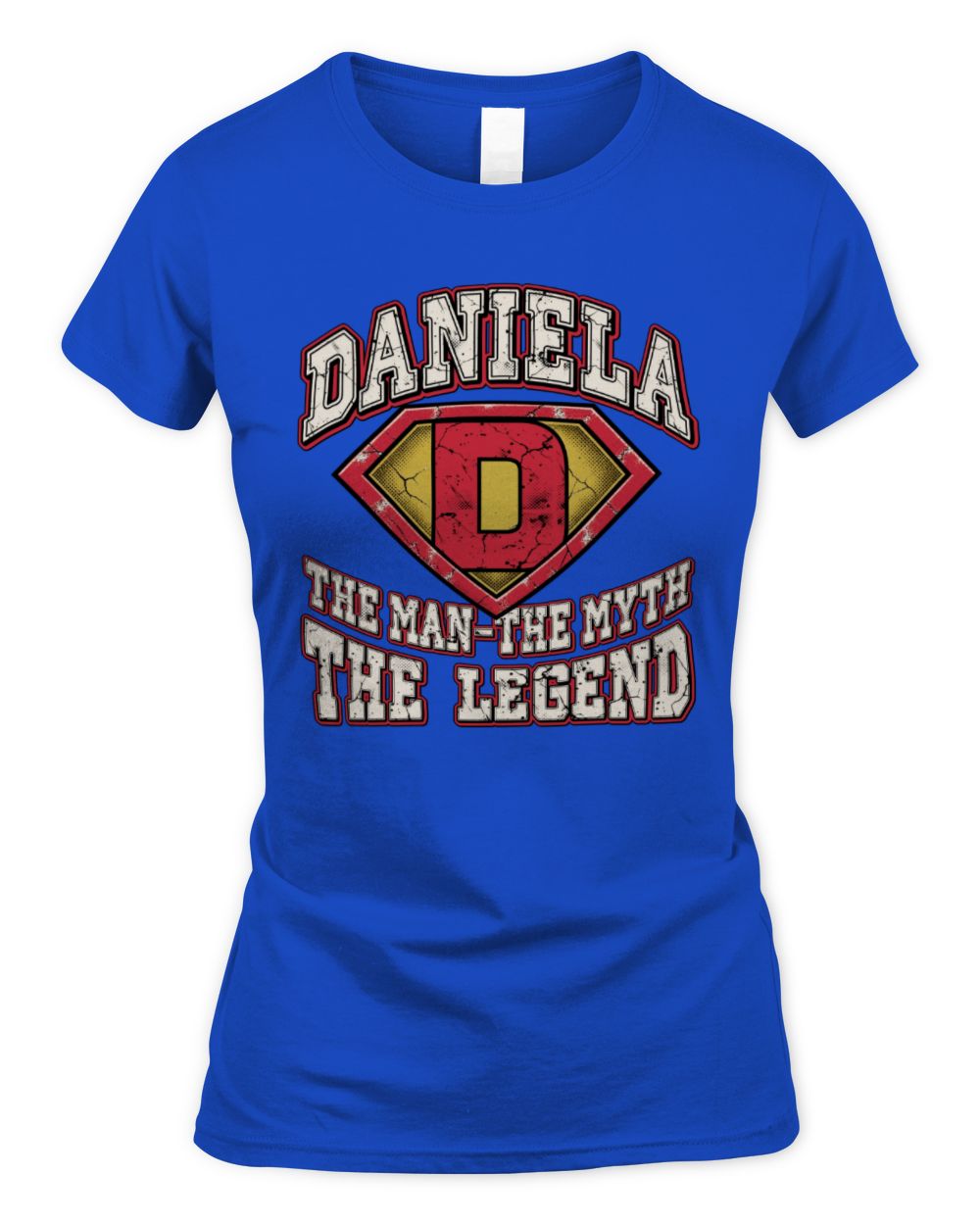The Man The Myth The Legend Superman Graphic T-Shirt DANIELA M1-74 / Women's Standard T-Shirt / royal