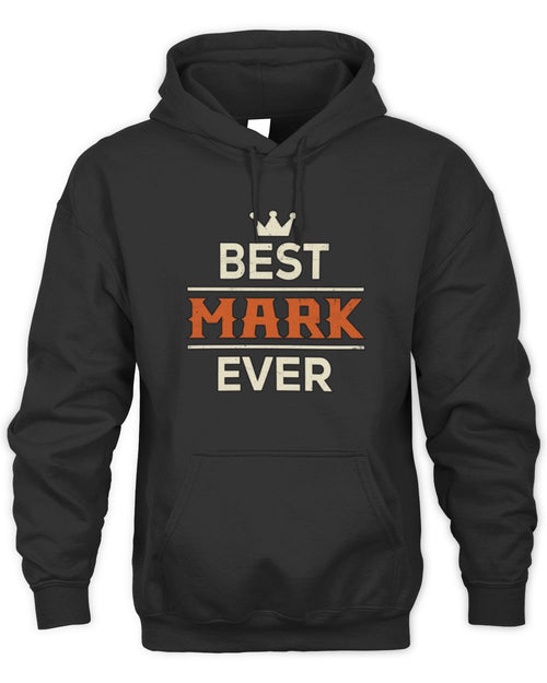 Best Your Name With Crown Shirt MARK M1-59 / Unisex Hoodie / black