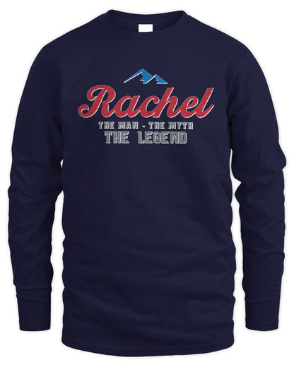 The Man The Myth The Legend Coors Light Beer T-Shirt RACHEL M1-S84 / Men's Long Sleeved T-Shirt / navy