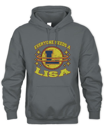 Everyone Needs a Your Name Shirt LISA M1-76 / Unisex Hoodie / charcoal