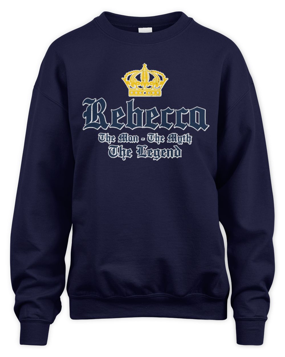 The Man The Myth The Legend Corona Beer T-Shirt REBECCA M1-S83 / Unisex Sweatshirt / navy