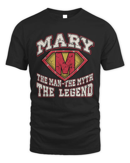 The Man The Myth The Legend Superman Graphic T-Shirt MARY M1-74 / Unisex Standard T-Shirt / black