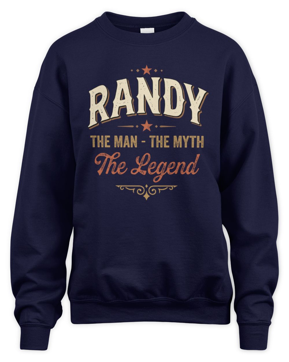 I'm Name I'm Not Rude I Just Have The Balls Funny T-Shirt RANDY M1-77 / Unisex Sweatshirt / navy