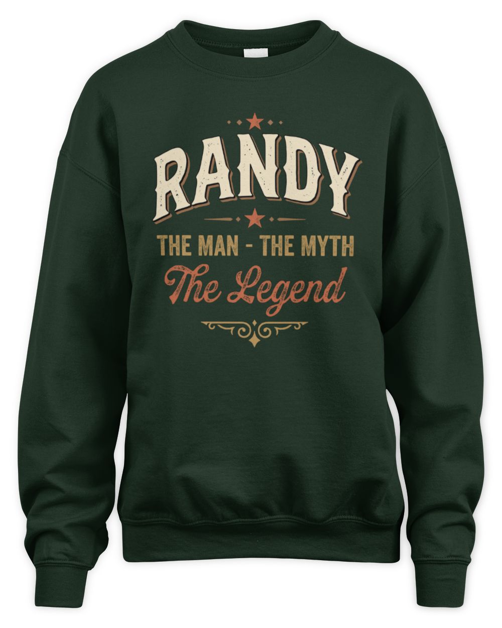 I'm Name I'm Not Rude I Just Have The Balls Funny T-Shirt RANDY M1-77 / Unisex Sweatshirt / forest green