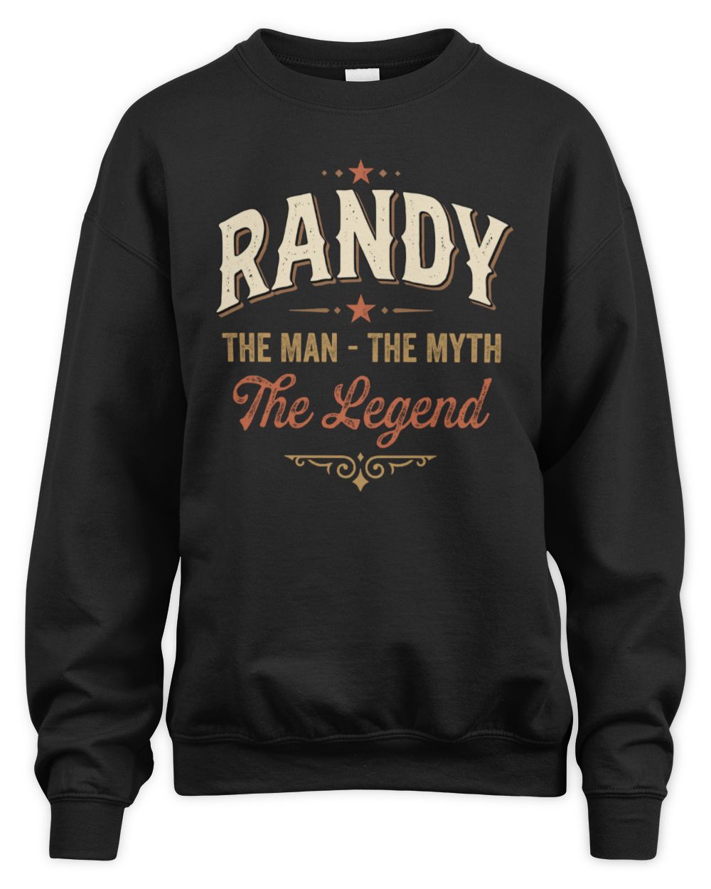 I'm Name I'm Not Rude I Just Have The Balls Funny T-Shirt RANDY M1-77 / Unisex Sweatshirt / black
