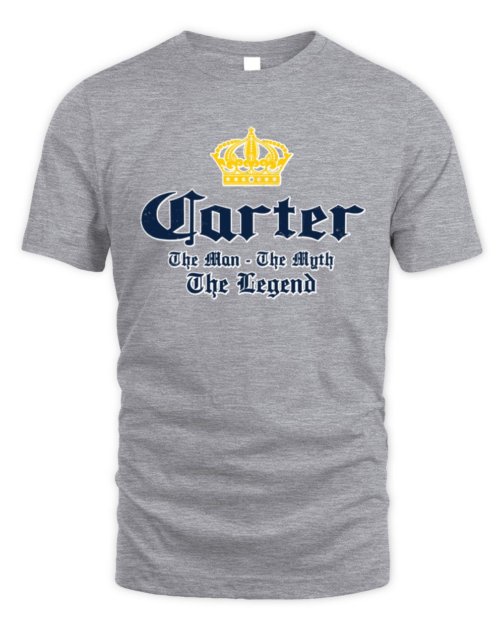The Man The Myth The Legend Corona Beer T-Shirt CARTER M1-S83 / Unisex Standard T-Shirt / sport grey