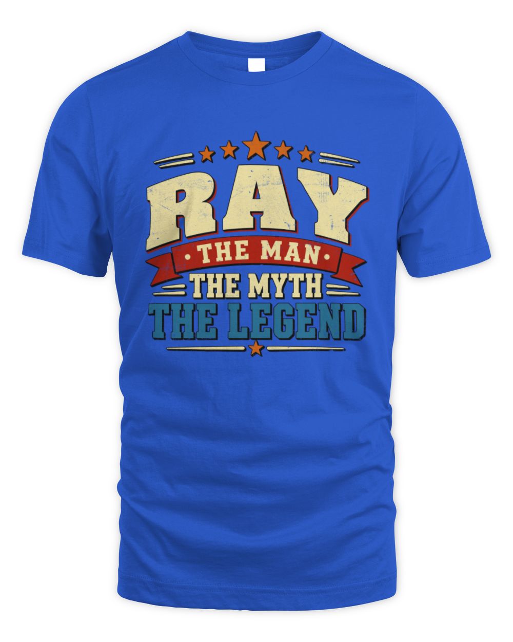 The Man The Myth The Legend Ribbon Vintage T-Shirt RAY M1-56 / Unisex Standard T-Shirt / royal