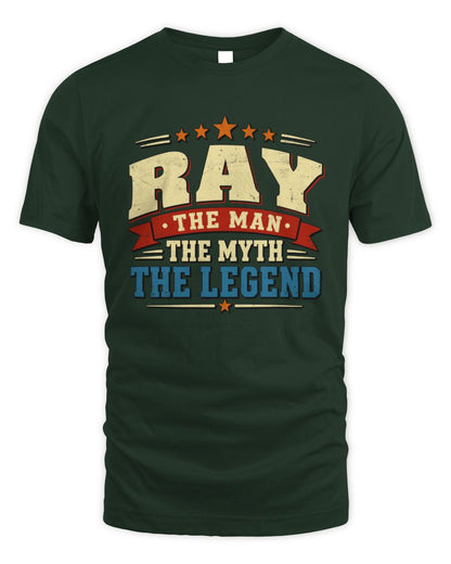 The Man The Myth The Legend Ribbon Vintage T-Shirt RAY M1-56 / Unisex Standard T-Shirt / forest green