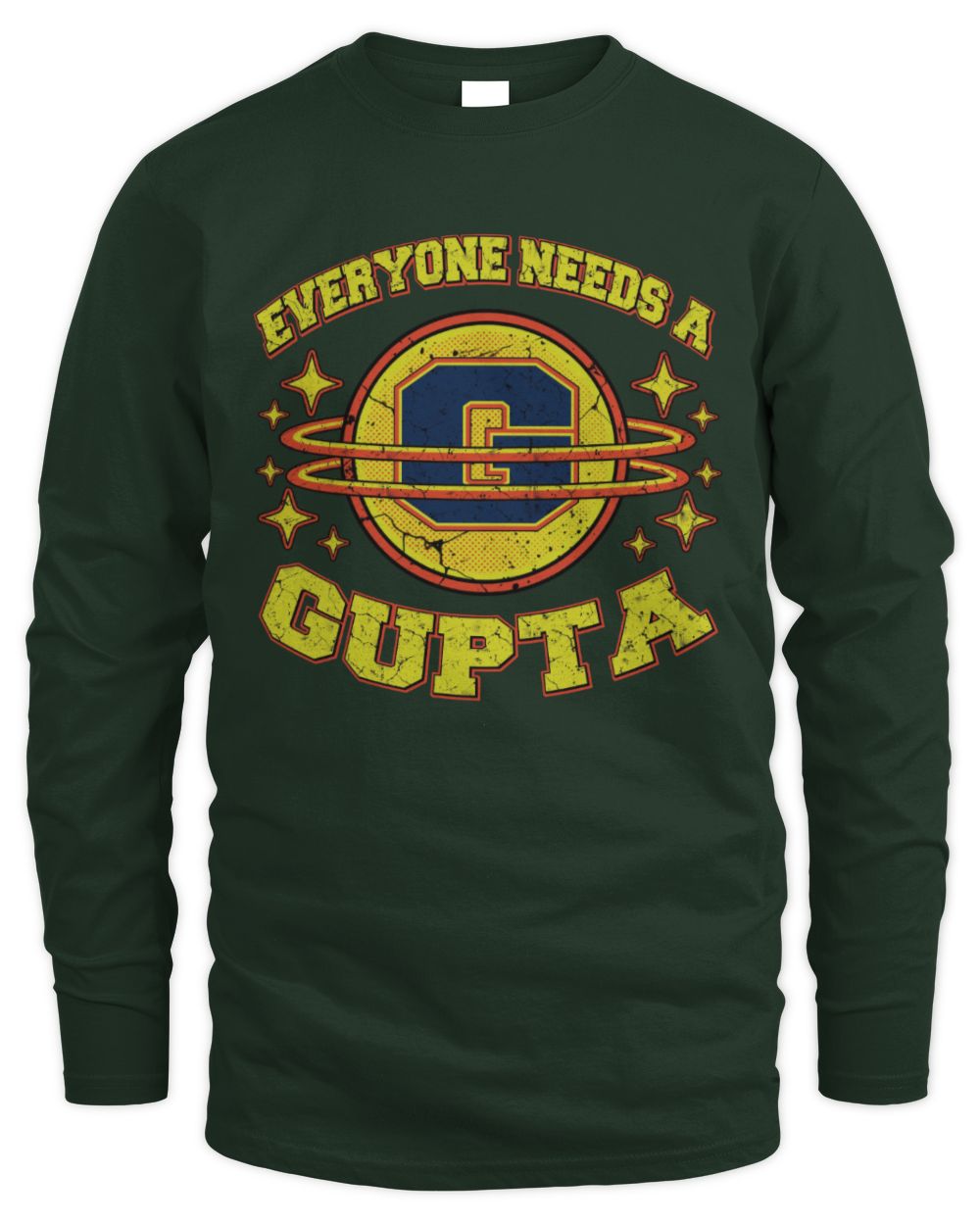 Everyone Needs a Your Name Shirt GUPTA M1-76 / Men's Long Sleeved T-Shirt / royal