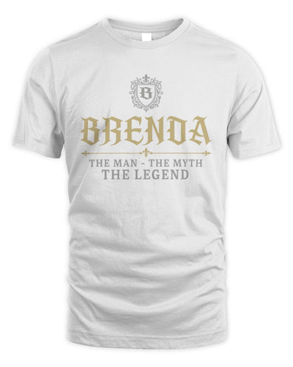 The Man The Myth The Legend Western Shirt BRENDA M1-78 / Unisex Standard T-Shirt / white