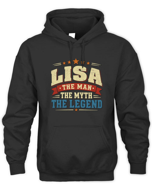 The Man The Myth The Legend Ribbon Vintage T-Shirt LISA M1-56 / Unisex Hoodie / black