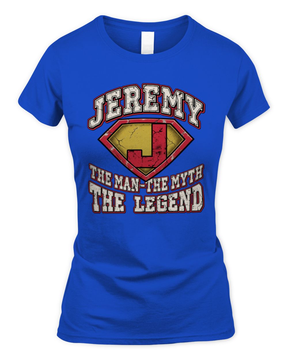 The Man The Myth The Legend Superman Graphic T-Shirt JEREMY M1-74 / Women's Standard T-Shirt / royal
