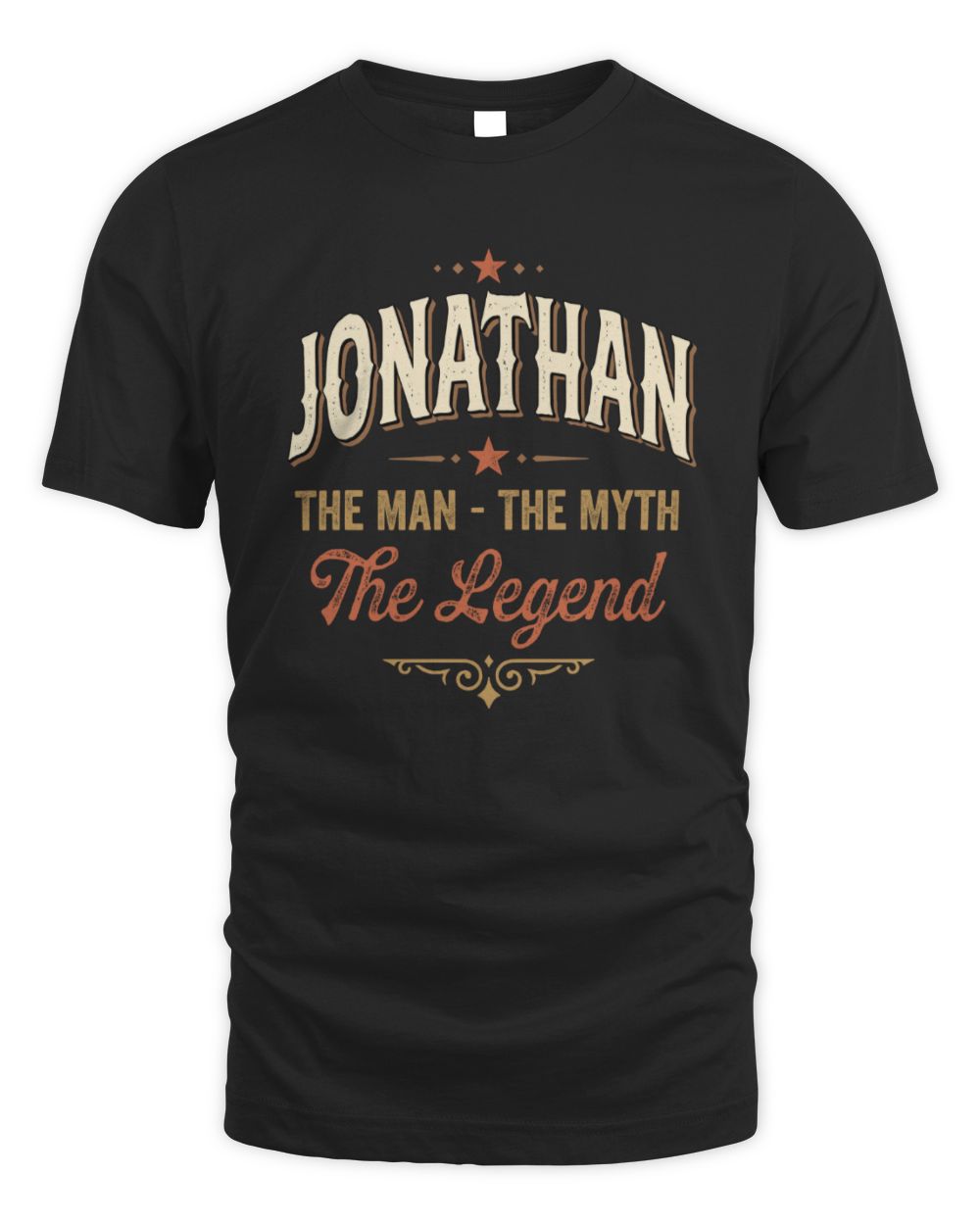 I'm Name I'm Not Rude I Just Have The Balls Funny T-Shirt JONATHAN M1-77 / Unisex Standard T-Shirt / black