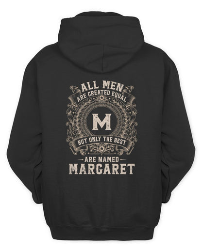 All Men Are Created Equal Cool Logo Shirt MARGARET M1-60 / Unisex Hoodie / black