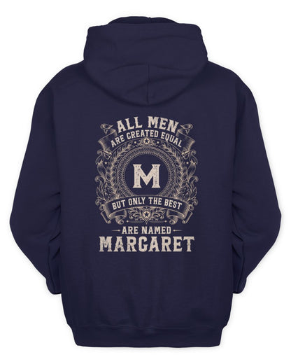 All Men Are Created Equal Cool Logo Shirt MARGARET M1-60 / Unisex Hoodie / navy