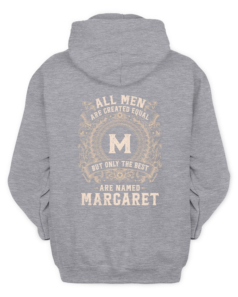 All Men Are Created Equal Cool Logo Shirt MARGARET M1-60 / Unisex Hoodie / sport grey