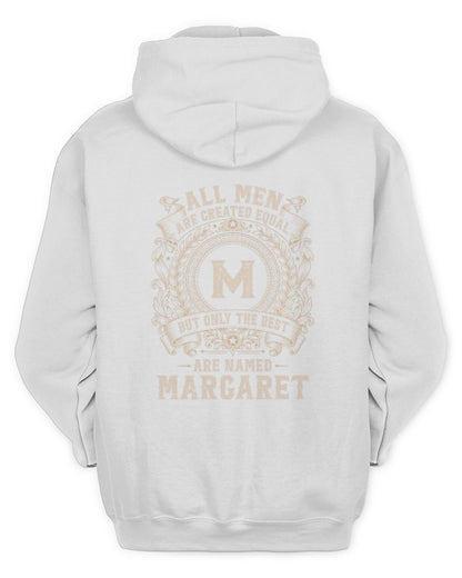 All Men Are Created Equal Cool Logo Shirt MARGARET M1-60 / Unisex Hoodie / white