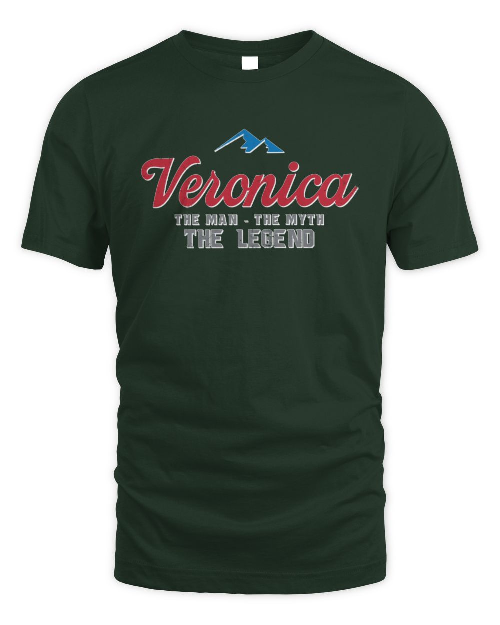 The Man The Myth The Legend Coors Light Beer T-Shirt VERONICA M1-S84 / Unisex Standard T-Shirt / forest green