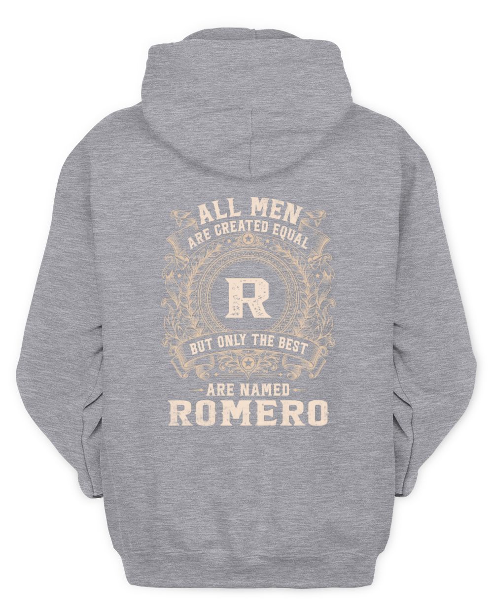 All Men Are Created Equal Cool Logo Shirt ROMERO M1-60 / Unisex Hoodie / sport grey