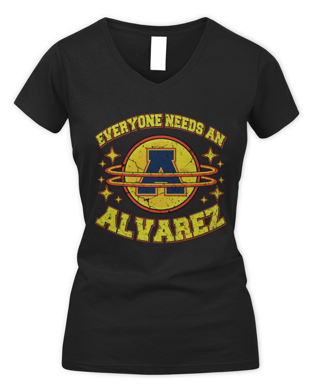 Everyone Needs a Your Name Shirt ALVAREZ M1-76 / Women's V-Neck T-Shirt / black