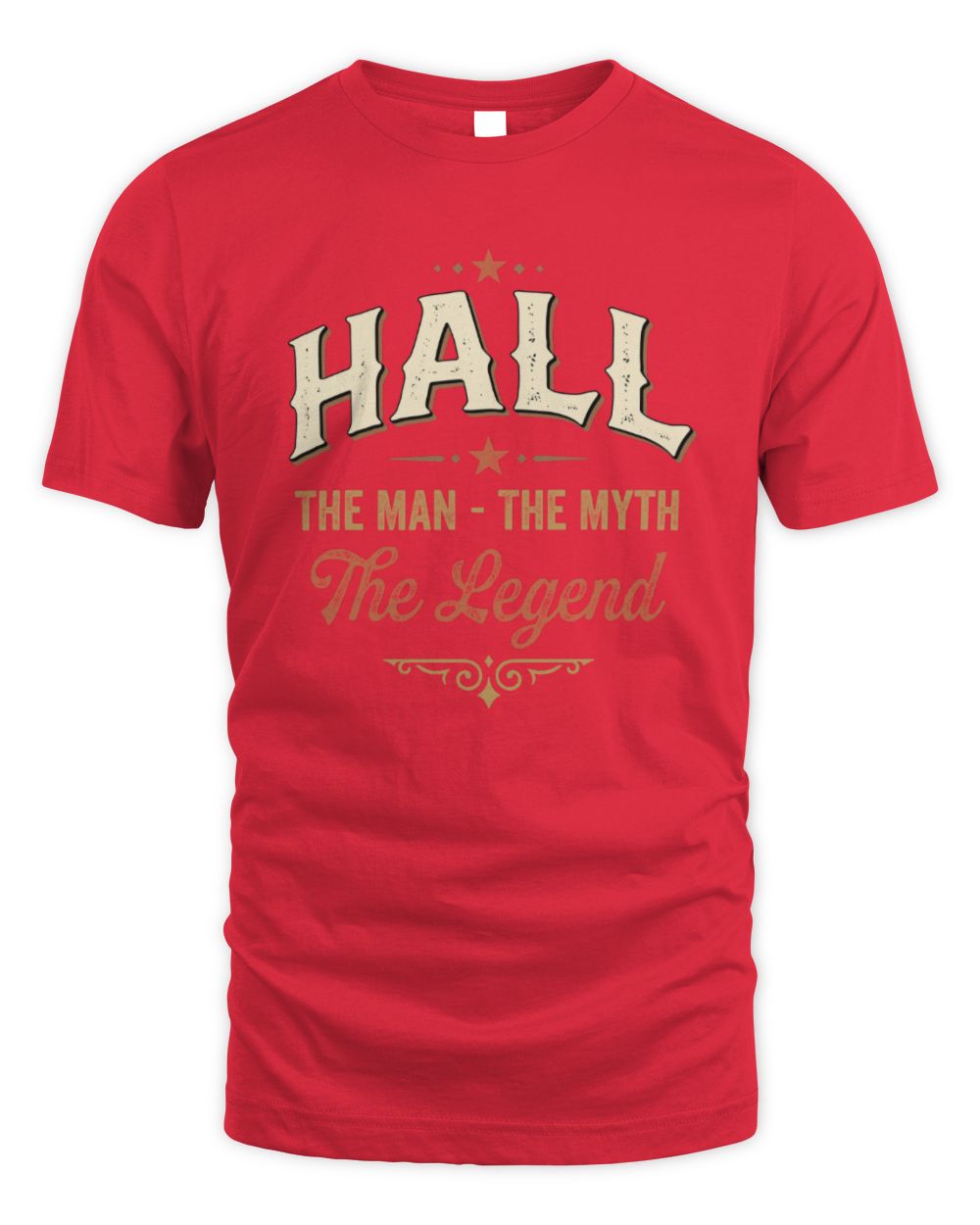 I'm Name I'm Not Rude I Just Have The Balls Funny T-Shirt HALL M1-77 / Unisex Standard T-Shirt / red