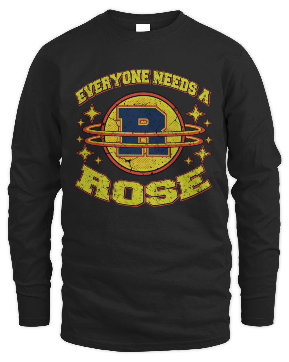 Everyone Needs a Your Name Shirt ROSE M1-76 / Men's Long Sleeved T-Shirt / black