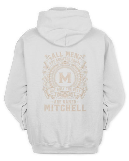 All Men Are Created Equal Cool Logo Shirt MITCHELL M1-60 / Unisex Hoodie / white