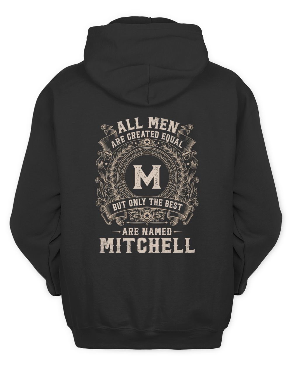 All Men Are Created Equal Cool Logo Shirt MITCHELL M1-60 / Unisex Hoodie / black